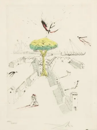 Acquaforte Dali - Les Tranchées