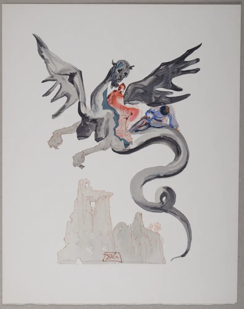 Litografia Dali - Les Usuriers