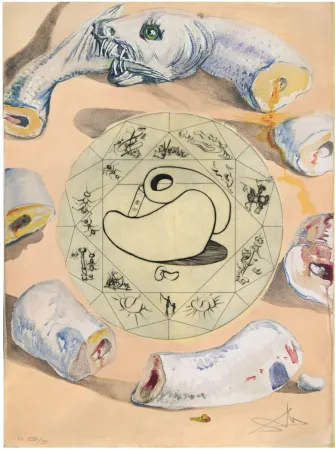 Serigrafia Dali - L'Ouroboros