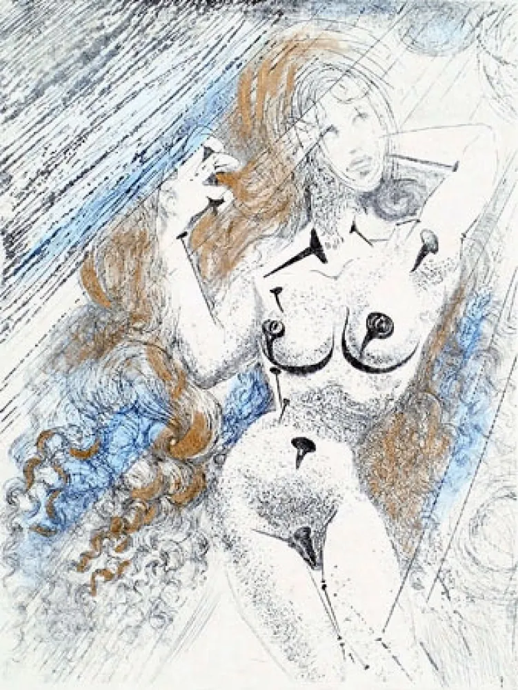 Incisione Dali - Marilyn