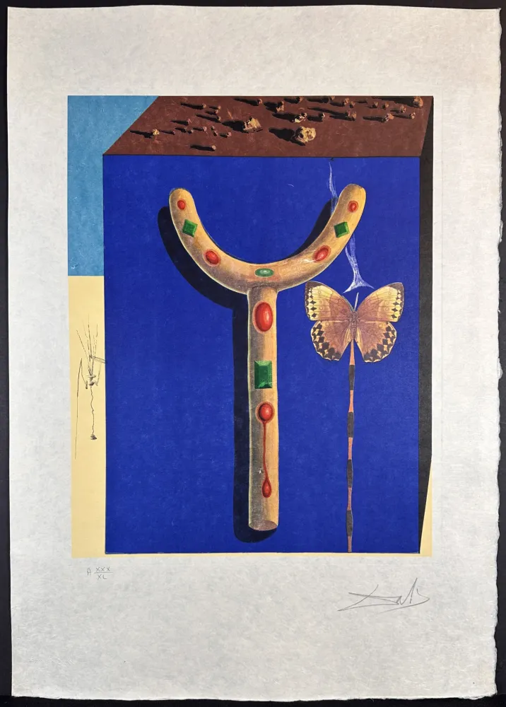 Incisione Dali - Memories of Surrealism Surrealist Crutches
