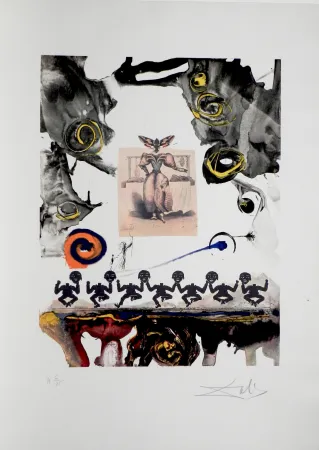 Incisione Dali - Memories of Surrealism Surrealist Gastronomy
