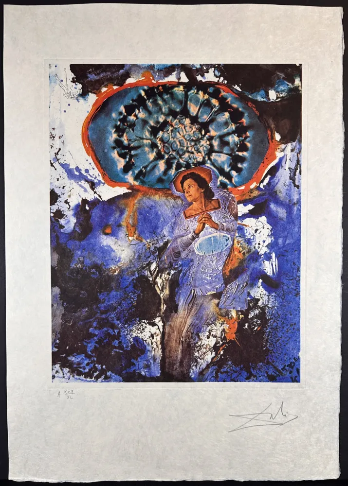 Incisione Dali - Memories of Surrealism Ultra Surrealist Corpuscular Galutska 