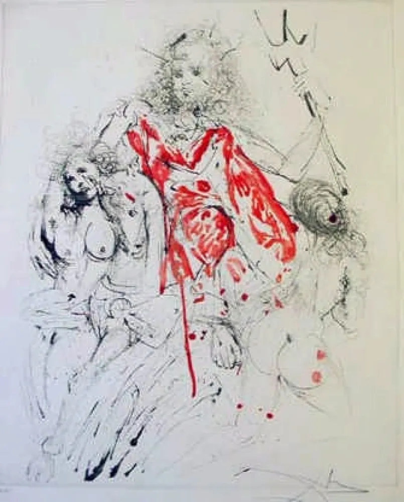 Incisione Dali - Neptune (Poseidon)