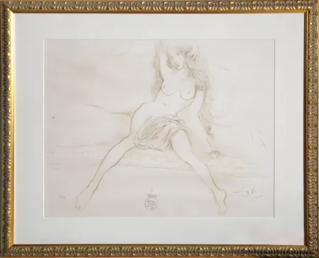 Litografia Dali - Nu au Sopha