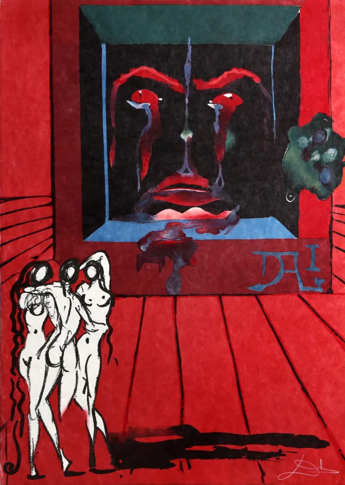 Litografia Dali - Obsession of the Heart (The World)