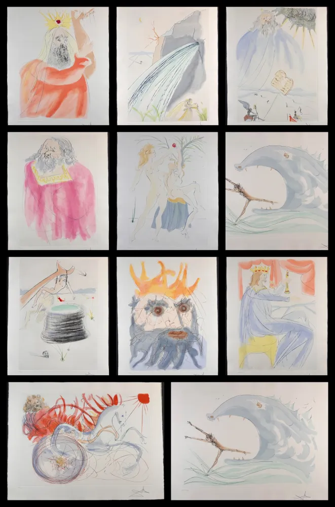 Incisione Dali - Our Historical Heritage Complete Suite