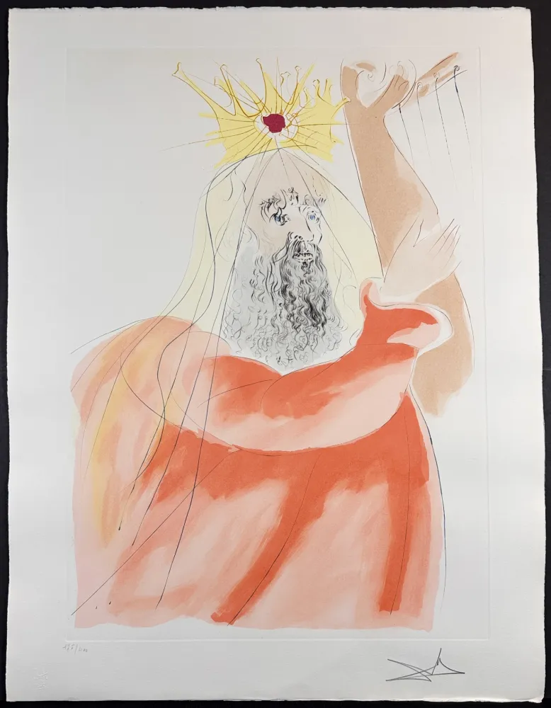 Incisione Dali - Our Historical Heritage King David