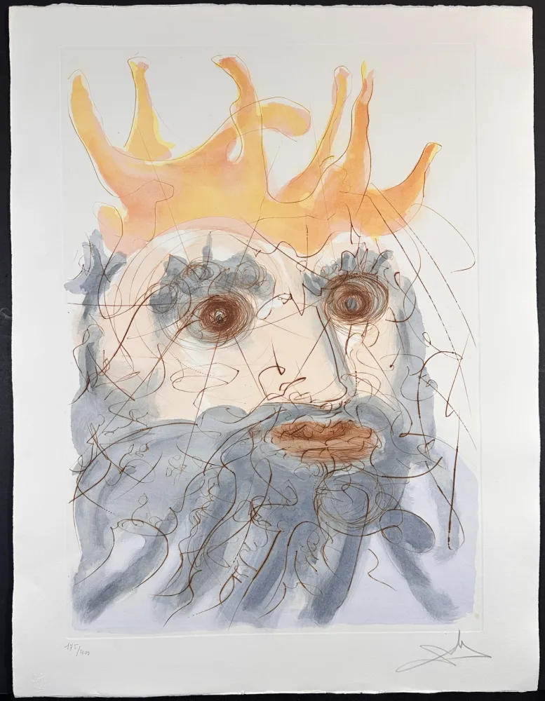 Incisione Dali - Our Historical Heritage King Saul