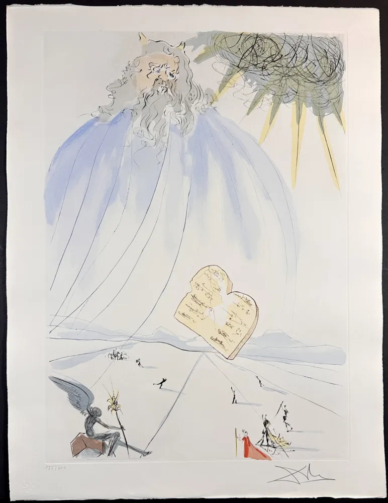 Incisione Dali - Our Historical Heritage Moses