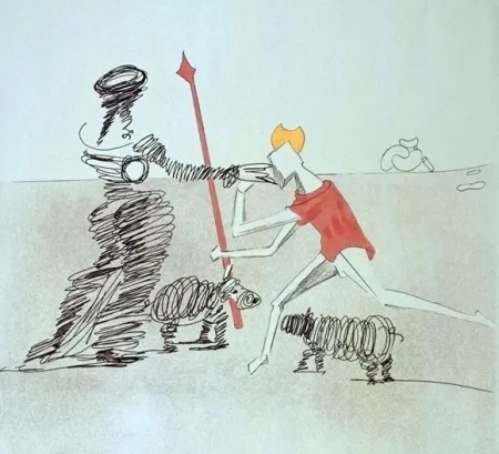 Acquaforte E Acquatinta Dali - Pastorale