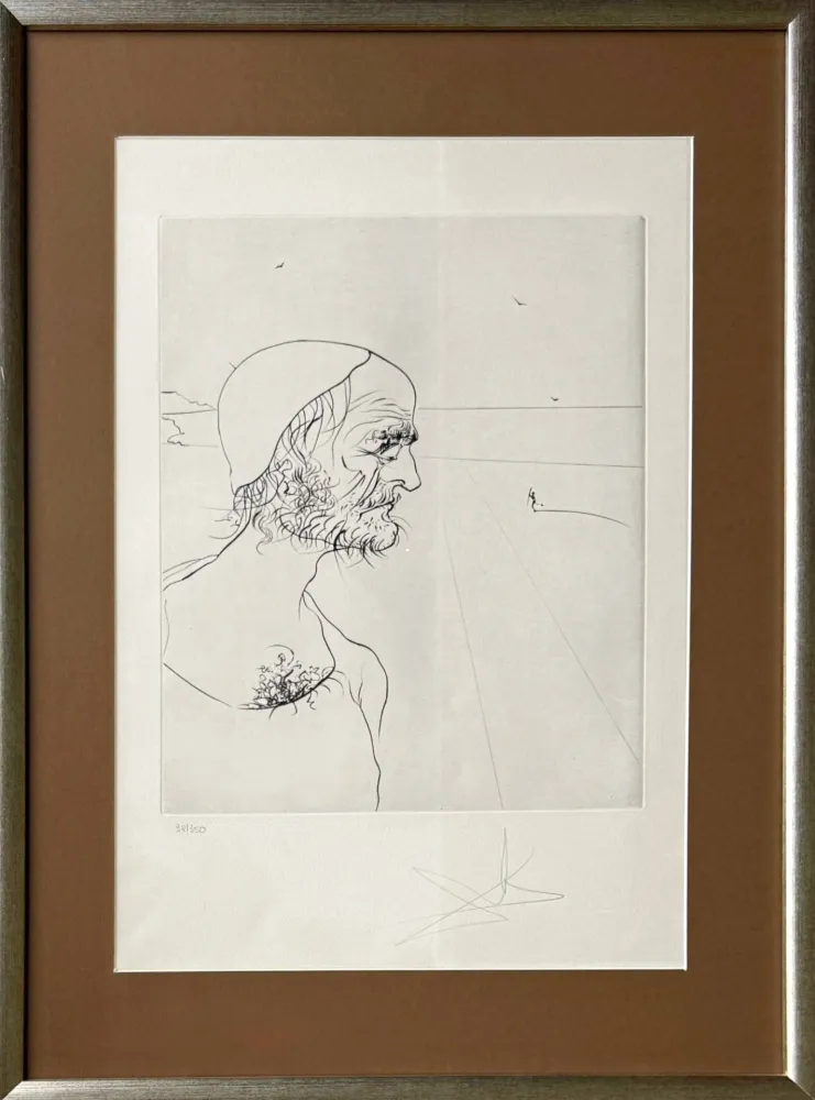 Acquaforte Dali - Portrait