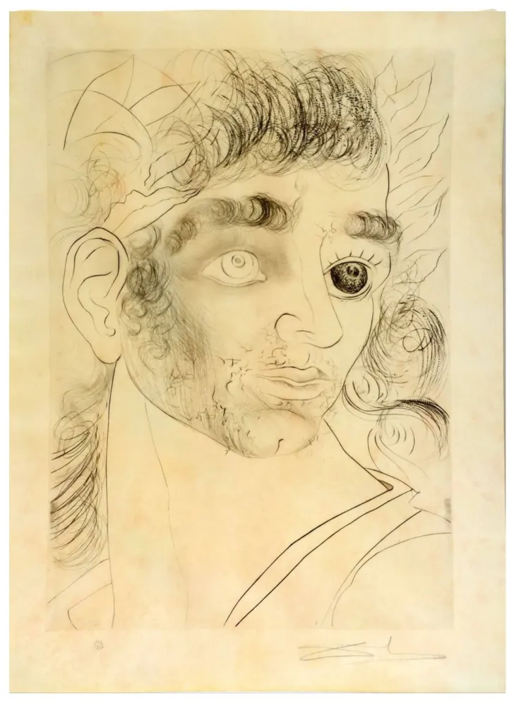 Punta Secca Dali - Portrait of alexander the great