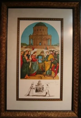 Litografia Dali - 	Raphael 