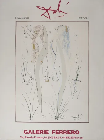 Litografia Dali - Retour de la Sulamite, circa 1971