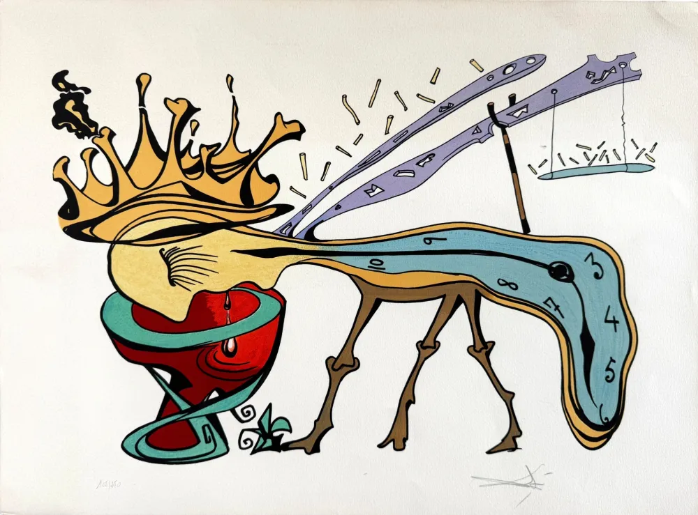 Litografia Dali - Rigetto della civiltà (Civilization’s Reject)