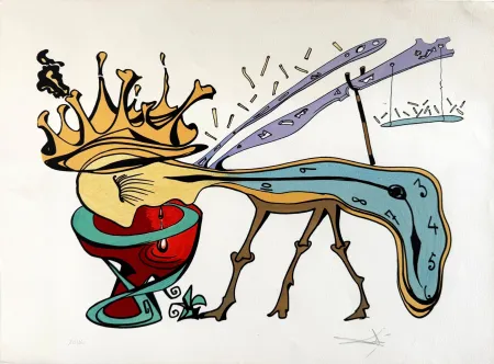 Litografia Dali - Rigetto della civiltà (Civilization’s Reject)