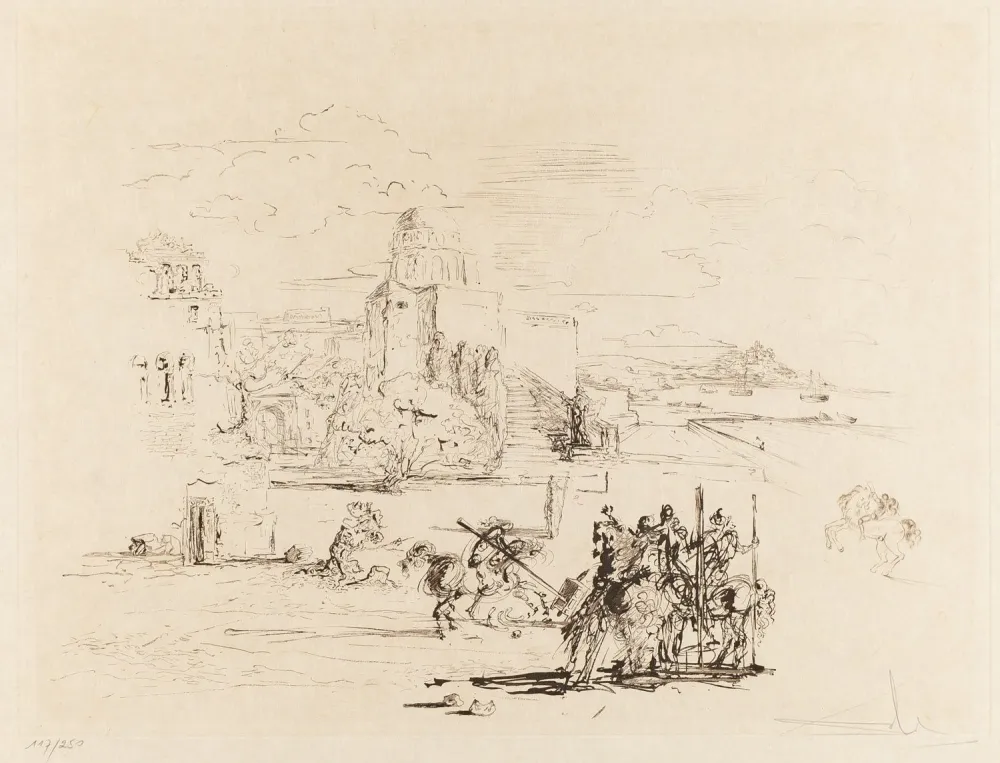 Acquaforte Dali - Rome and Cadaqués