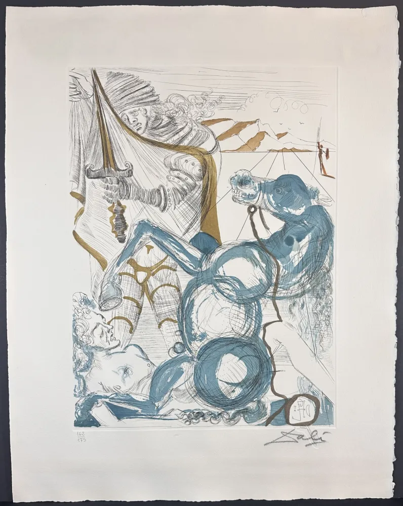 Incisione Dali - Saint Martin