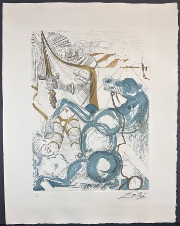 Incisione Dali - Saint Martin