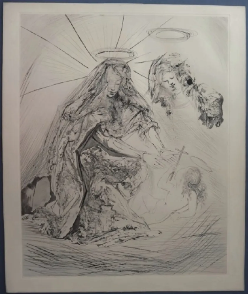 Acquaforte E Acquatinta Dali - Sainte Anne