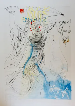 Incisione Dali - Sainte Lucie