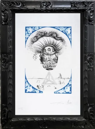 Incisione Dali - Sainte Trinité  Sainte Persistance de la mémoire
