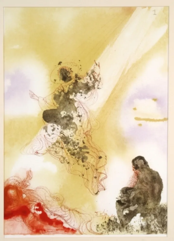 Multiplo Dali - Sanctus Raphael et Tobias