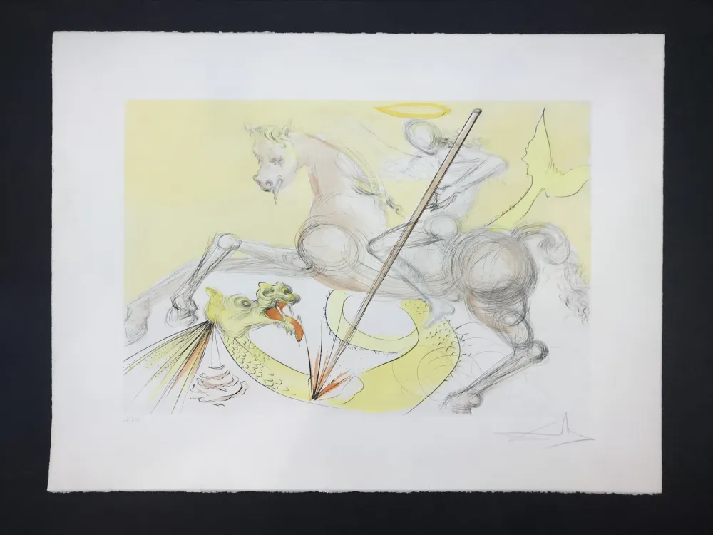 Multiplo Dali - St Georges et le dragon