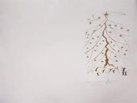 Incisione Dali - Star of Bethlehem