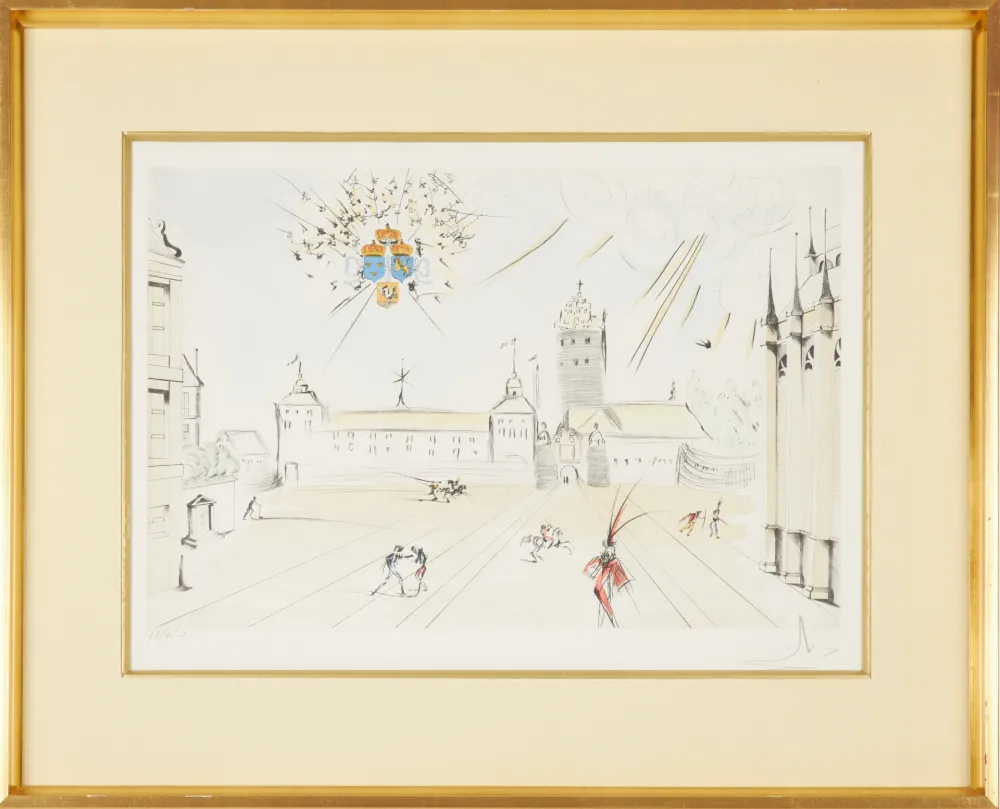 Incisione Dali - Stockholms Slott