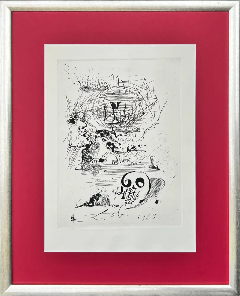 Acquaforte Dali - Study for a Second Dream