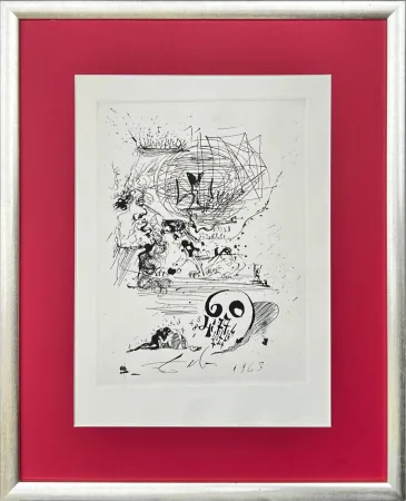 Acquaforte Dali - Study for a Second Dream