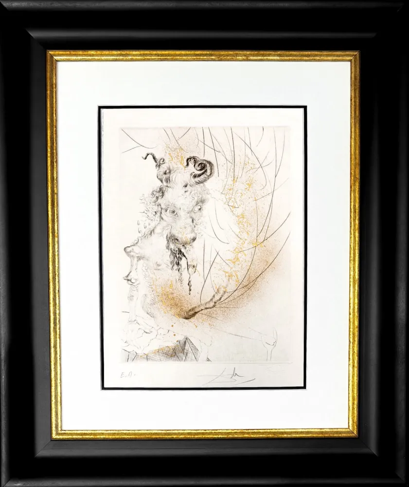 Incisione Dali - Tête de veau (Calf's Head)