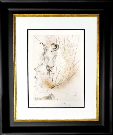 Incisione Dali - Tête de veau (Calf's Head)