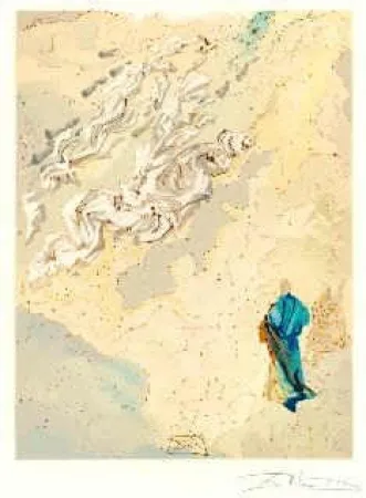 Litografia Dali - The Divine Comedy - Paradise - Chant 20