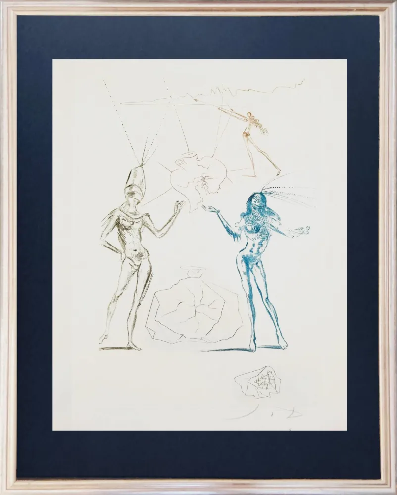 Acquaforte Dali - The Doomed Lovers