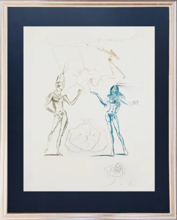 Acquaforte Dali - The Doomed Lovers