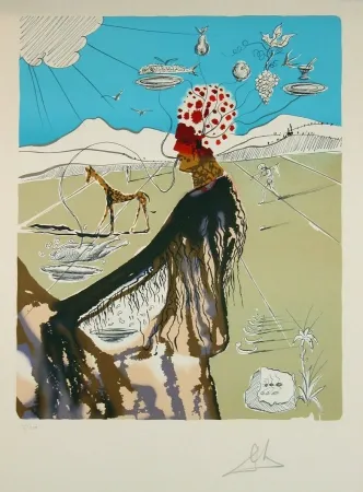 Litografia Dali - The Earth Goddess (The Chef)