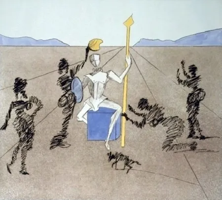 Acquaforte E Acquatinta Dali - The Helmet Of Mandrino