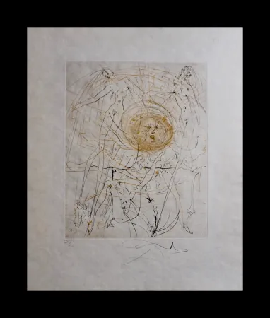 Incisione Dali - The Hippies The Sun