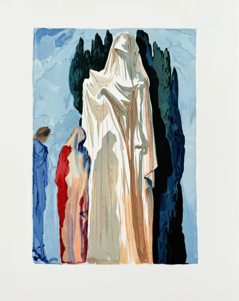 Incisione Su Legno Dali - The Inferno, Canto 10 - The Heretics