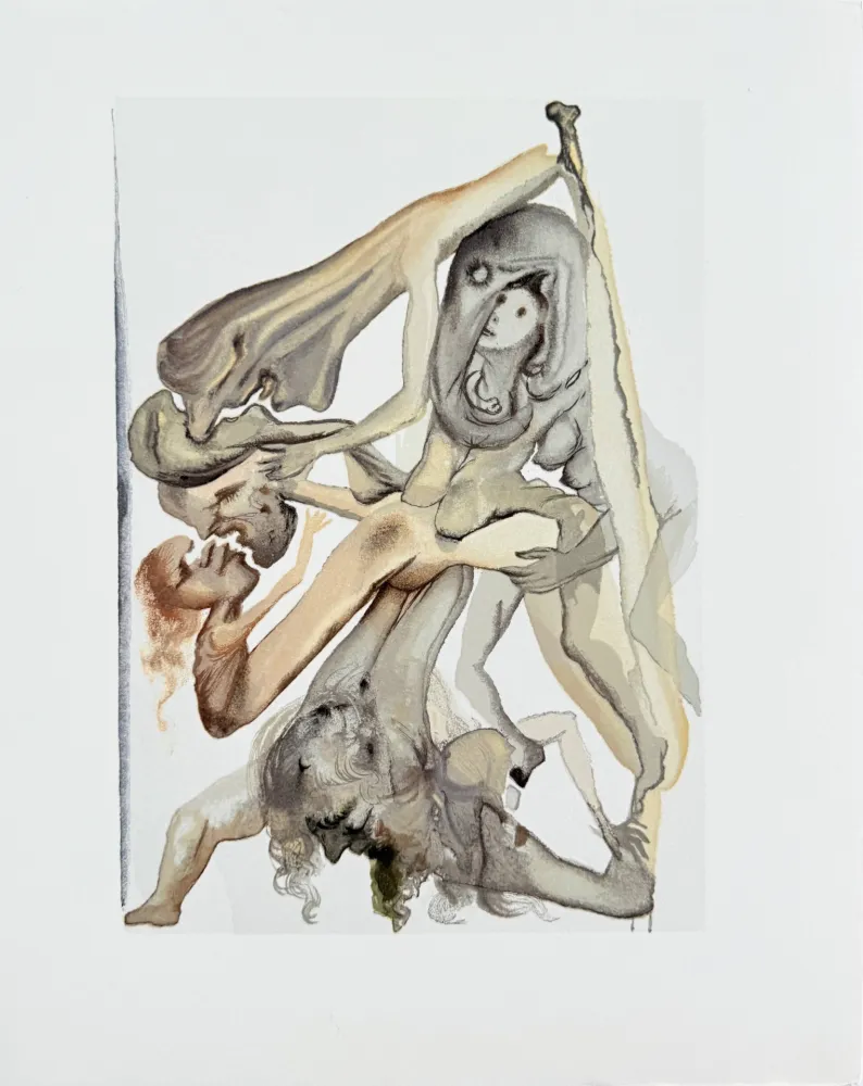 Incisione Su Legno Dali - The Inferno, Canto 4 - Limbo