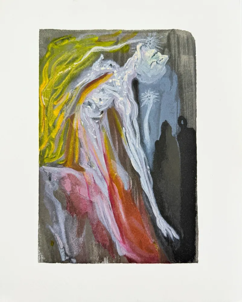 Incisione Su Legno Dali - The Inferno, Canto 9  - The Furies