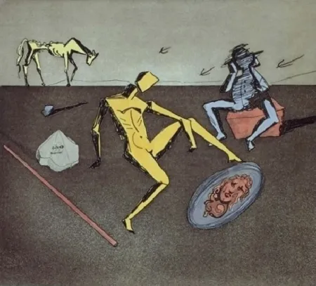 Acquaforte E Acquatinta Dali - The Mirror Of Chivalry