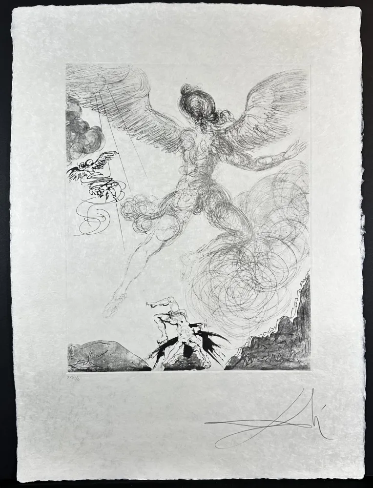 Incisione Dali - The Mythology Icarus