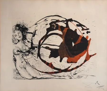 Incisione Dali - The Mythology The Milky Way