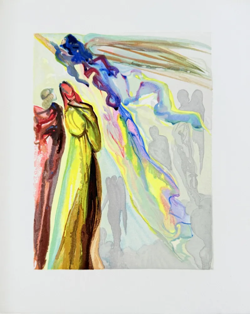 Incisione Su Legno Dali - The Paradise, Canto 16 - The Ancestor's Apparition