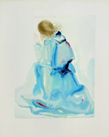 Incisione Su Legno Dali - The Paradise, Canto 2 - The Angel