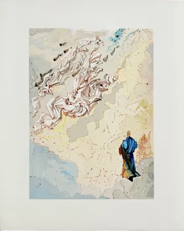 Incisione Su Legno Dali - The Paradise, Canto 20 - The Sixth Sphere of Jupiter